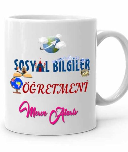 Sosyal Bilgiler Öğretmeni Kupa Bardağı