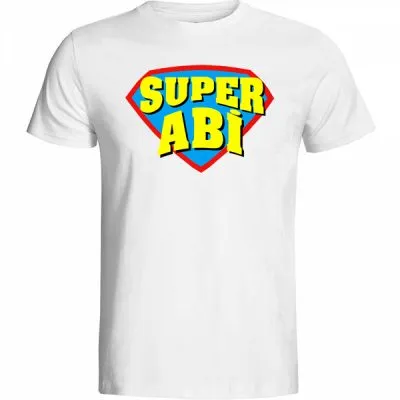 Süper Abi Baskılı Tişört