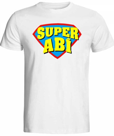 Süper Abi Baskılı Tişört