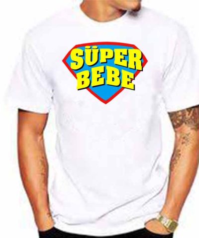 Süper Bebe Baskılı Tişört