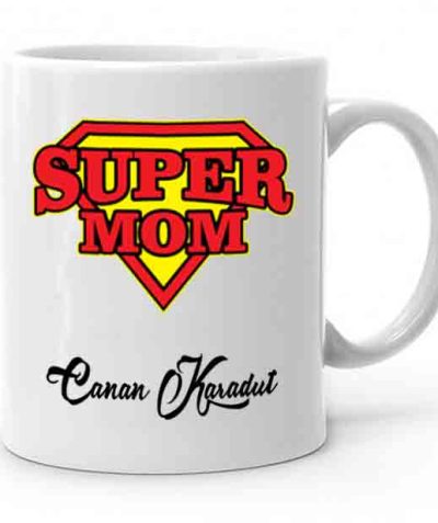 Super Mom Baskılı Kupa Bardak