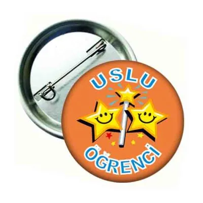 Uslu Öğrenci Rozeti (10 Adet)