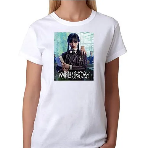 Wednesday Baskılı Unisex T-Shirt