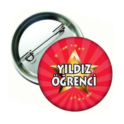 Yıldız Öğrenci Rozeti (10 Adet)