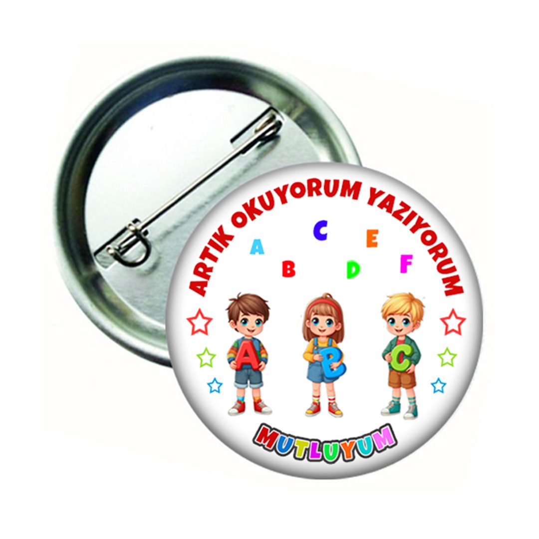 Artık Okuyup Yazabiliyorum Rozeti