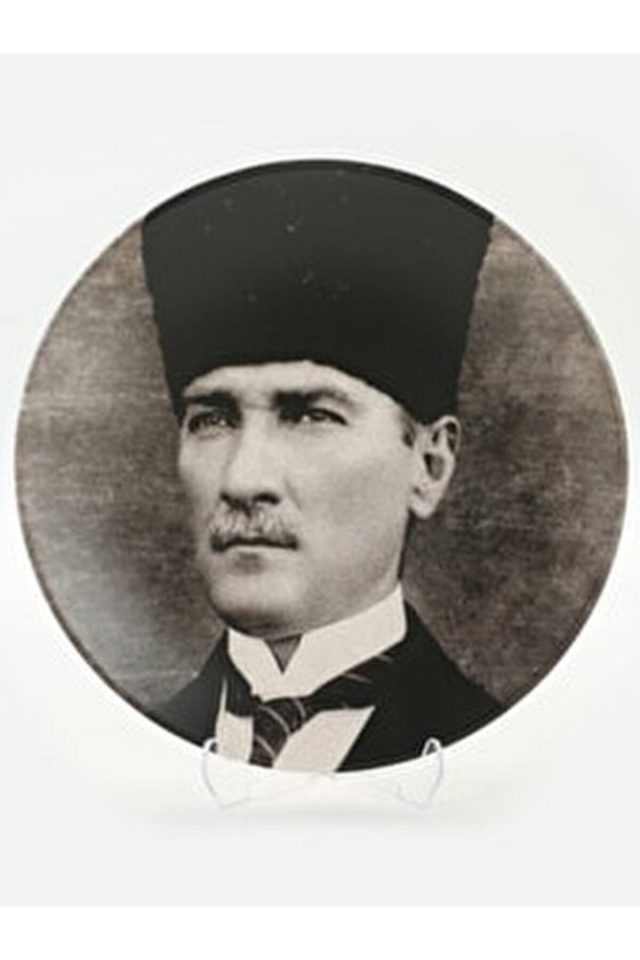 Atatürk Portreli Dekoratif Tabak