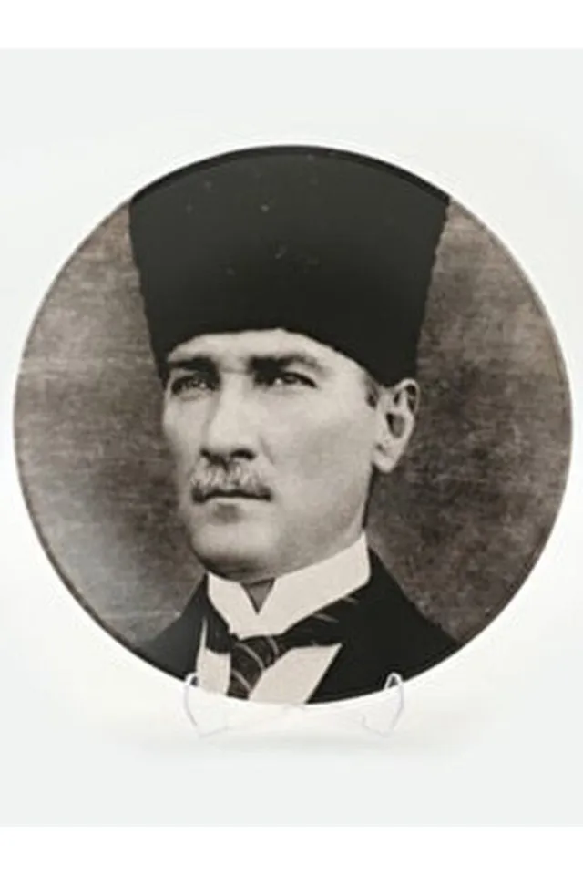 Atatürk Portreli Dekoratif Tabak