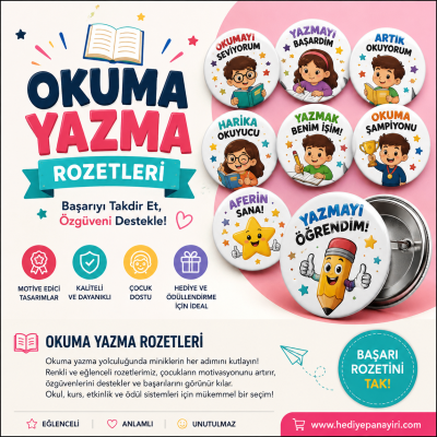 Okuma Yazma Rozetleri