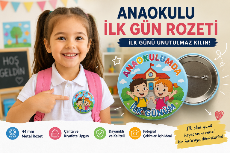 Anaokulu İlk Gün Rozeti Neden Önemlidir? Çocukların İlk Okul Gününü Unutulmaz Hale Getirin