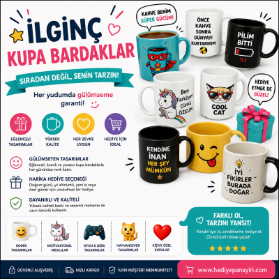 İlginç Kupa Bardaklar